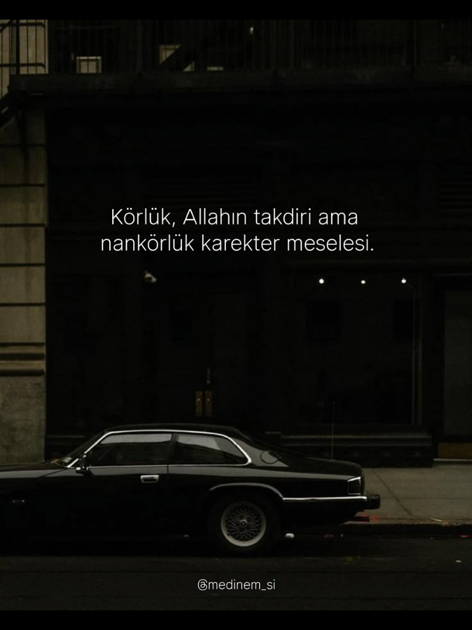 Körlük, Allahın takdiri ama  Nankörlük karekter meselesi. . . . . . . . . . . . . . #sÖz #anlamlısözler #kesfet #reels #fyp #objektifimdenyansiyanlar #fotografia #photo