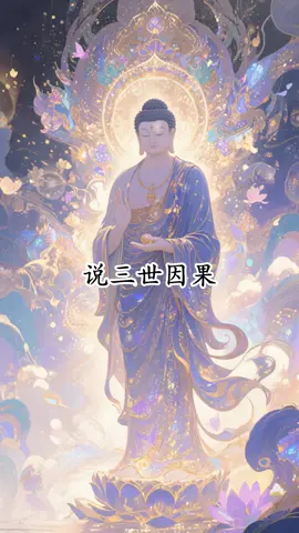 佛说：三世因果，六道轮回。 三世就是现在、过去、未来。佛告诉我们，我们现在活着的生命只是生命的一段，不管是活一百年、活十年、活一年，都是一次偶然的现象，这叫作“分段生死”。其实我们的生命，过去无数生做过什么，都是轮转变化来的，未来还有未来的生命。这次或者变男人、变女人，或者做生意、做官，或者讨饭，这个现象有因果的，是现在、过去、未来三世的因果。前生带来的种性，变成自己现在一生的遭遇；现在造的业，又变成来生的果报。  六道轮回是指的是众生根据其生前的行为(业力)，在死后轮回转生的六个不同境界。这六个境界分为三善道和三恶道。即天道、阿修罗道、人道和畜生道、饿鬼道、地狱道。众生的轮回去向取决于其生前的善恶行为，即业力。我们的生命在六道中，循环往复，而一个人的因果可以通达三世，“欲知前生事，今生受者是，欲知来生事，今生作者是”，一个人学佛，就要敬畏因果，如果不相信因果，学佛就会受到因果的加倍惩罚。不知者不罪，明知故犯者，罪上加罪，菩萨畏因，众生畏果，一个人如果不去造业，就不会受因果的惩罚。#悟人生之道 #觉醒开悟 #因果 #佛渡有缘人 #佛学智慧 #修心修行#人生是一场修行 