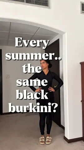 Boring burkinis? Never again 🙅‍♀️ @LYRA Modest #lyraswim #burkini #whattowear #hijabi #lyramodest 