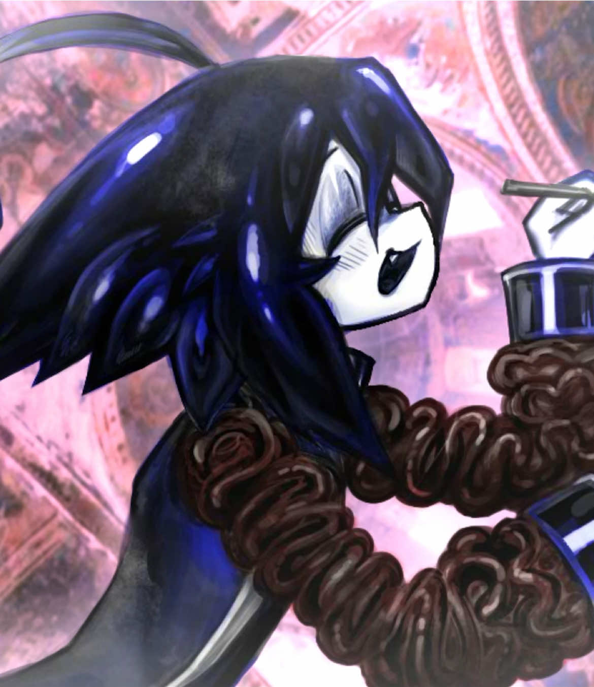 FAKE ALL suki suki daisuki meme  - Telegram channel-Necro_ChUrch X- Psych0jesus - #art #oc #NecroMorselli #animation #art  