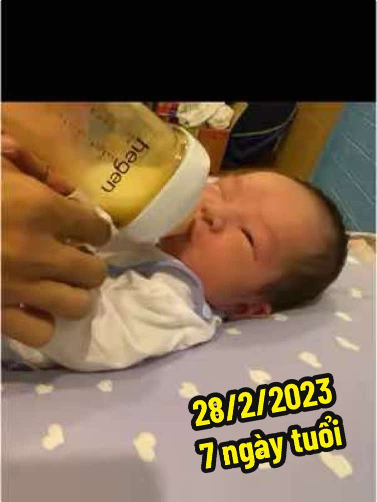 Phần 4 : 7 days old - 7 ngày tuổi. Em bé đói 😋  #baby #babyboy #7daysold #7ngaytuoi #newborn 