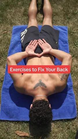 Exercises to Fix Your Back #posture #backpain #Fitness #fyp 