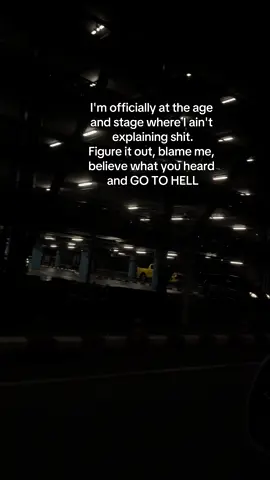Please go to hell