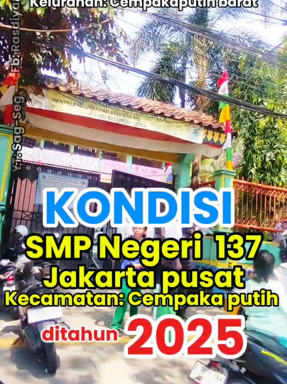 Membalas @didisopandi28  ketika kalian liat jalan ini pasti kangen selain jalanya pasti gerbang SMP Negeri  137 jakarta , Mana suaranya alumni SMP 137 Negeri jakarta pusat ,  Abang lagi review nh , sekarang mungkin banyak perubahan yah dan di samping halte ada  lampu penyebrangan buat pejalan kaki , tapi harus hati hati masih bawa motor mobil ada kenceng karena di depan SMP ,treek jalan lurus  lebar dan satu arah lagi. pasti yang belum tau di mana letak SMPN 137 , tepatnya di jalan.cempaka putih barat 15, masuk kelurahan:  cempaka putih barat , kecamatanya : Cempakaputih ,Kota jakarta pusat, negara Indonesia. semoga video ini bisa mewakili rasa kangen  kalian yang pernah sekolah  di sekolah SMPN 137 ini , Video reel asli ,15-Agustus-2025 #smpn137jakarta #motovlog#jakartapusat#fypシ゚ #infojakarta 