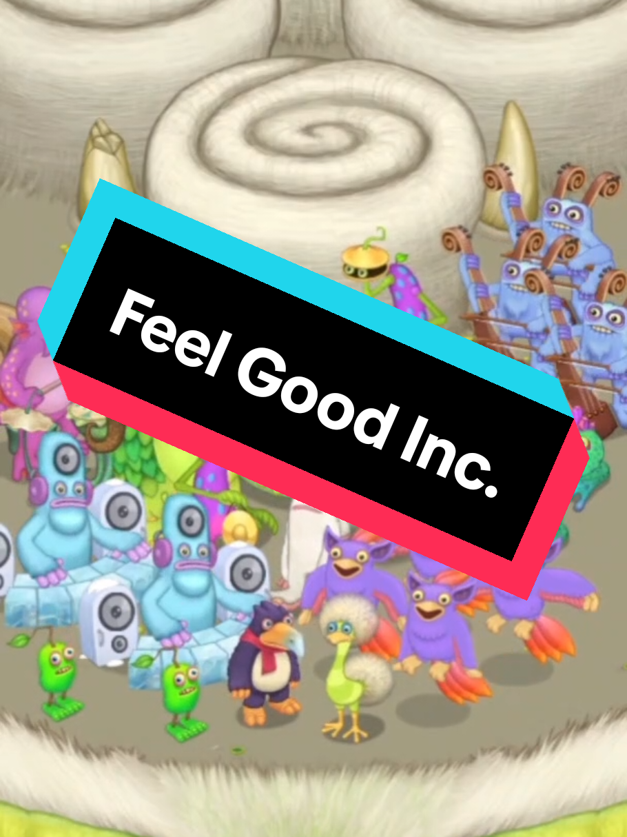 Respuesta a @kefirii3 Feel Good Inc. by Gorillaz | @DuckyPiee @My Singing Monsters | #gorillaz #feelgood #hahaha #bass #hahaha 