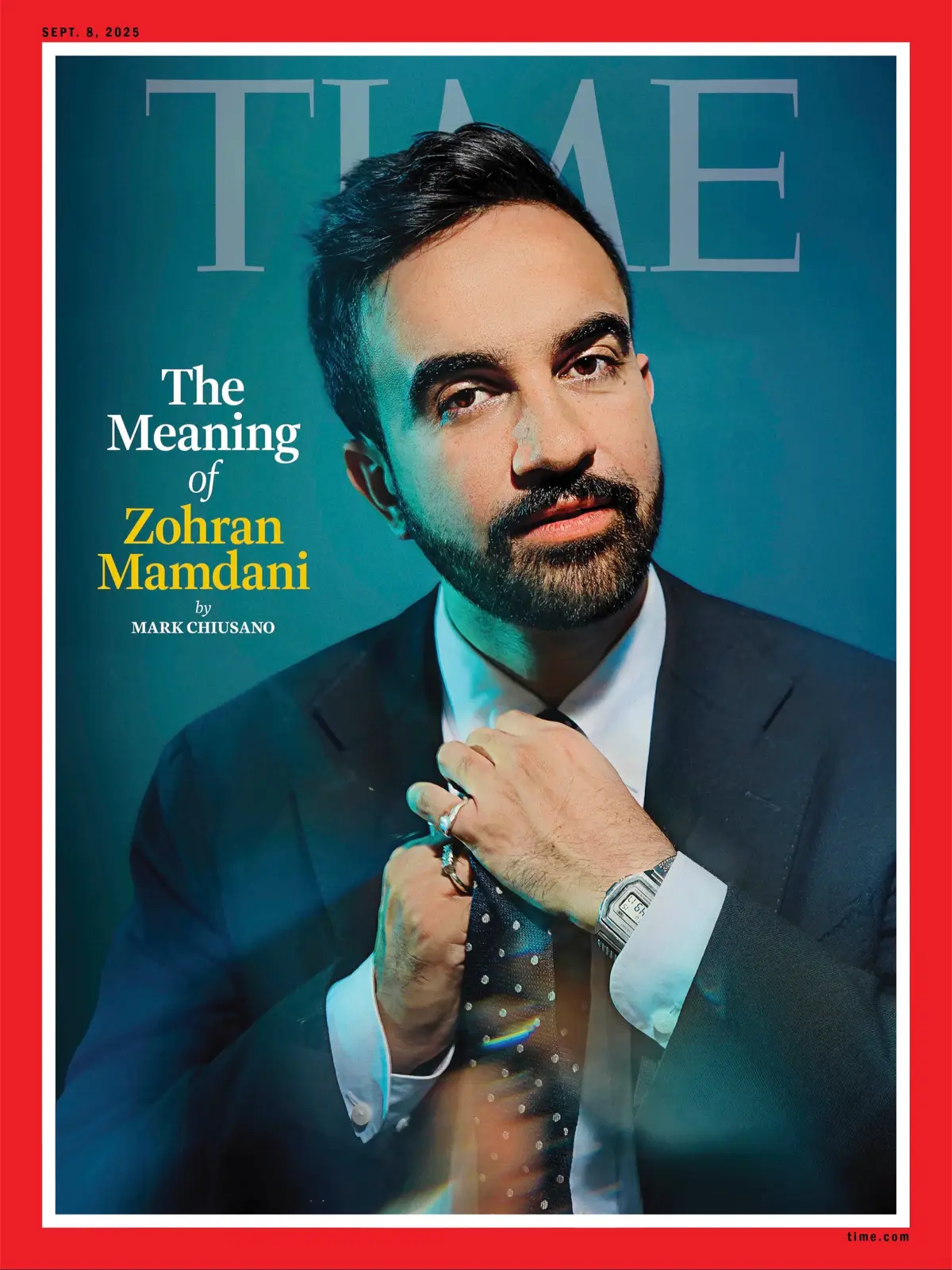It’s a surreal experience to find myself on the cover of @time but it’s truly a reflection of all the work we’ve done together over the past ten months to bring us to this moment.  “Mamdani says he wants to be a mayor who breaks down barriers between politicians and the public. ‘I think the most important thing is that people see themselves and their struggles in your campaign,’ he tells me during an hour-long interview in mid-July in a windowless conference room in his Manhattan campaign office. ‘And I think the larger struggle for us as Democrats is to ensure that we are practicing a politics that is direct, a politics of no translation, a politics that when you read the policy commitment, you understand it, as how it applies to your life.’” Read the whole profile at Time.com Photographs by Dina Litovsky