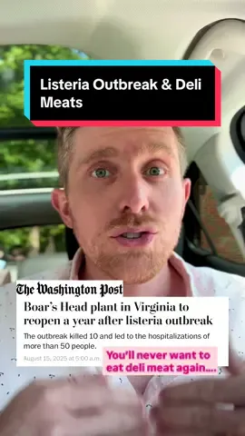A Boar’s Head facility in Virginia is re-opening production of deli meat after shutting down from causing a nationwide outbreak of Listeria that killed 10 and sickened over 50 people. There were major failings both at the facility but as well as prior USDA warnings that led to this CDC and multi-agency investigation. It triggered a federal investigation that was cut short because of Trump’s firings. But now this facility is re-opening and is causing concern. #Science #cdc #virginia #listeria #outbreak