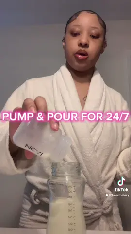 PUMP AND POUR WOTH ME FOR 24 Hrs!!!  #fy #pumpingmama #sahm  #exclusivelypumping #oversupply 