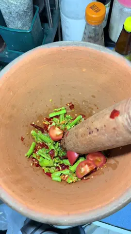 ตำถั่วแซ่บๆ #food 