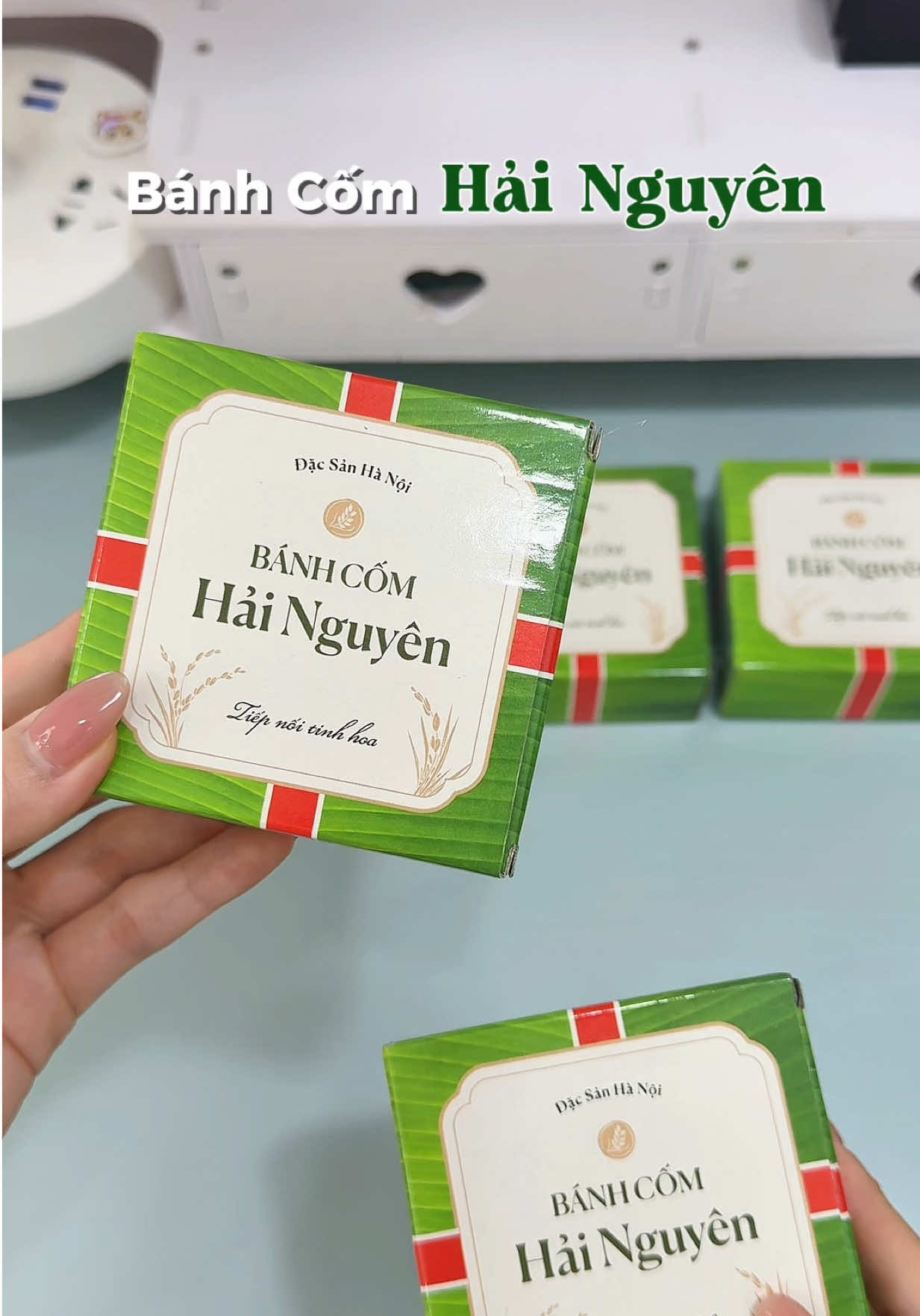 Bánh cốm Hải Nguyên , đặc sản mùa thu Hà Nội 🍂🍂🍂 #banhcom #muathu #banhcomhainguyen 