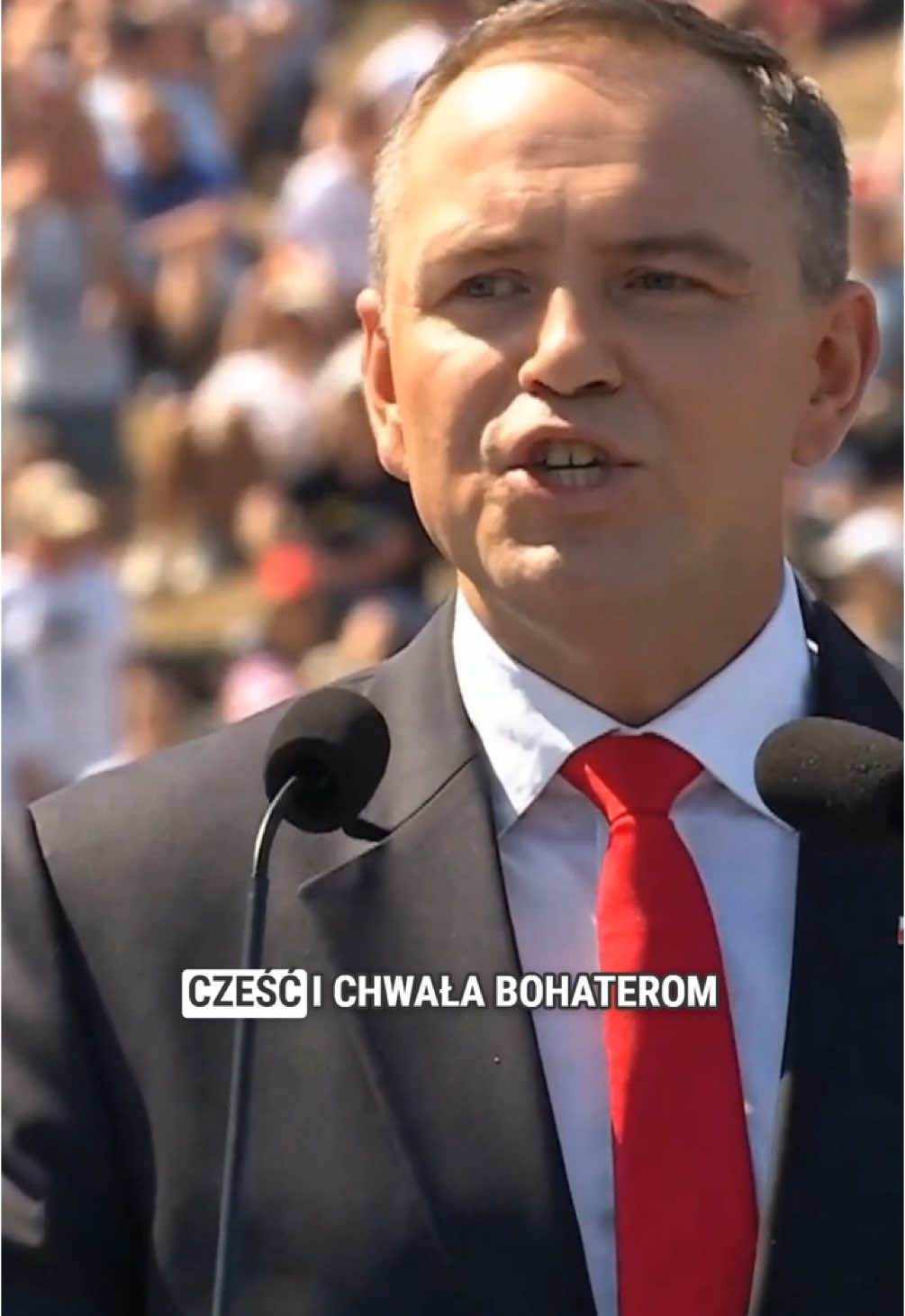 Powinniśmy być pierwszą, najsilniejszą armią NATO w Europie. Cześć i chwała Bohaterom współczesności - żołnierzom Wojska Polskiego. Niech żyje wolna i suwerenna Rzeczpospolita!❤️ Prezydent Karol Nawrocki w Święto Wojska Polskiego🇵🇱 @Karol Nawrocki 