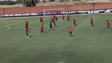 Échauffement des U15 elite psg Academy Sénégal 🇸🇳🇲🇫