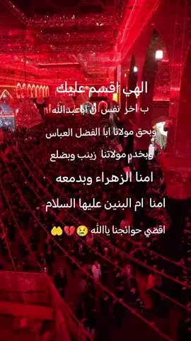 #الهي اقسم عليك ب اخر #نفس ل اباعبدالله الحسين #اقضي_حاجتي_وحاجت_كل_محتاج #fypシ゚viralシ 