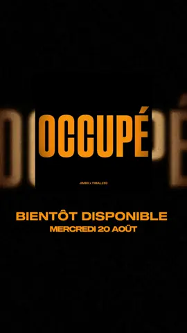« OCCUPÉ » disponible lien en bio ! 😘 @TimalZedou 