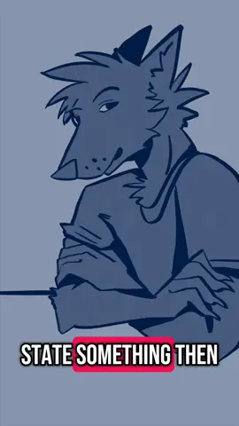 Denial is a river in Egypt 🤭  #webcomic #furry #webtooncanvas #greyandblue 