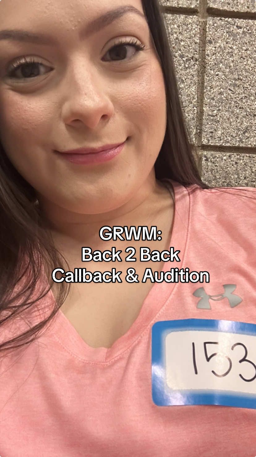 🎭✨💃🎤 #acting #theatre #utahtheatre #grwm #actor #callbacks #auditioning 