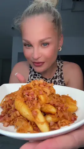 Schupfnudeln mit Sauerkraut und Speck 🤤 10 von 10, macht’s unbedingt nach 😍 #rezepte #rezeptideen #Recipe #food IG:michelleschellhaas 🤍