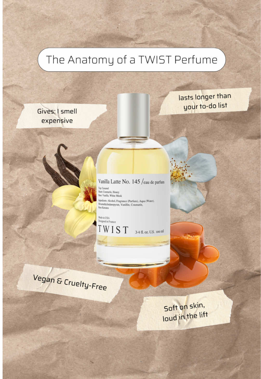 Not your average pretty bottle. She’s clean, she’s loud, she’s not leaving anytime soon.💅✨ #TWISTPerfume #LuxuryForLess #FragranceTok #ViralPerfume #TikTokFragrance    