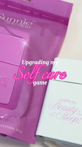 Upgrading my self care routine with @Sunnie Side Skin. 💗🤤✨ #SelfCare #skincare #sleep #wellness #beautysleep 