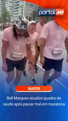 O cantor Bell Marques usou as redes sociais nesta sexta-feira, 15, para tranquilizar os fãs a respeito de seu quadro de saúde. Mais cedo, ao final da Corrida 100% Você, em Fortaleza, no Ceará, o artista acabou passando mal e precisou ser amparado por membros de sua equipe. Em um vídeo publicado em seu perfil oficial, Bell Marques informou que sentiu mal-estar durante a maratona, mas já estava se sentindo bem. “Me recuperando, viu? Saí cedo demais, comi um negócio, fiquei me sentindo mal. O estômago ficou ruim. Mas deu tudo certo”, declarou o cantor. 📄As informações são da Caras  📱Confira a matéria no portalmf.com.br 💻 🔗Link na Bio e no stories 📽️Reprodução #bellmarques #corrida #fortaleza #saude 