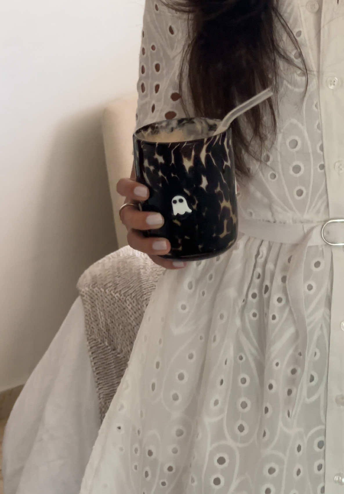 Finally breaking in this new Anthropologie glass!!!! #fall #autumn #anthropologie #Home #cozy 