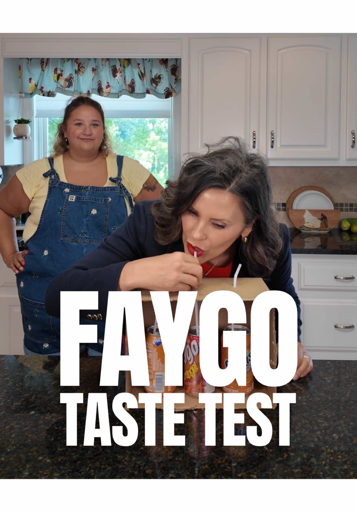 Let’s see if @BigGretchWhitmer can keep her Michigan card and guess which pop is Faygo! #biggretch #faygotastetest #govenorwhitmertries #puremichigan #faygo