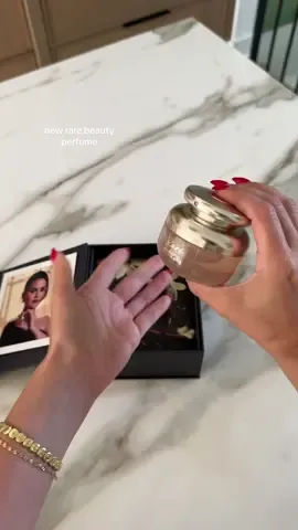 soooo excited to have gotten the new @Rare Beauty perfume in PR!!!! smells soooo good 🌸