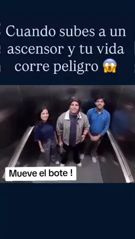 Así por la buenas... cualquiera #bromas #baila #elevador #risas (derechos de autor)#bromita 