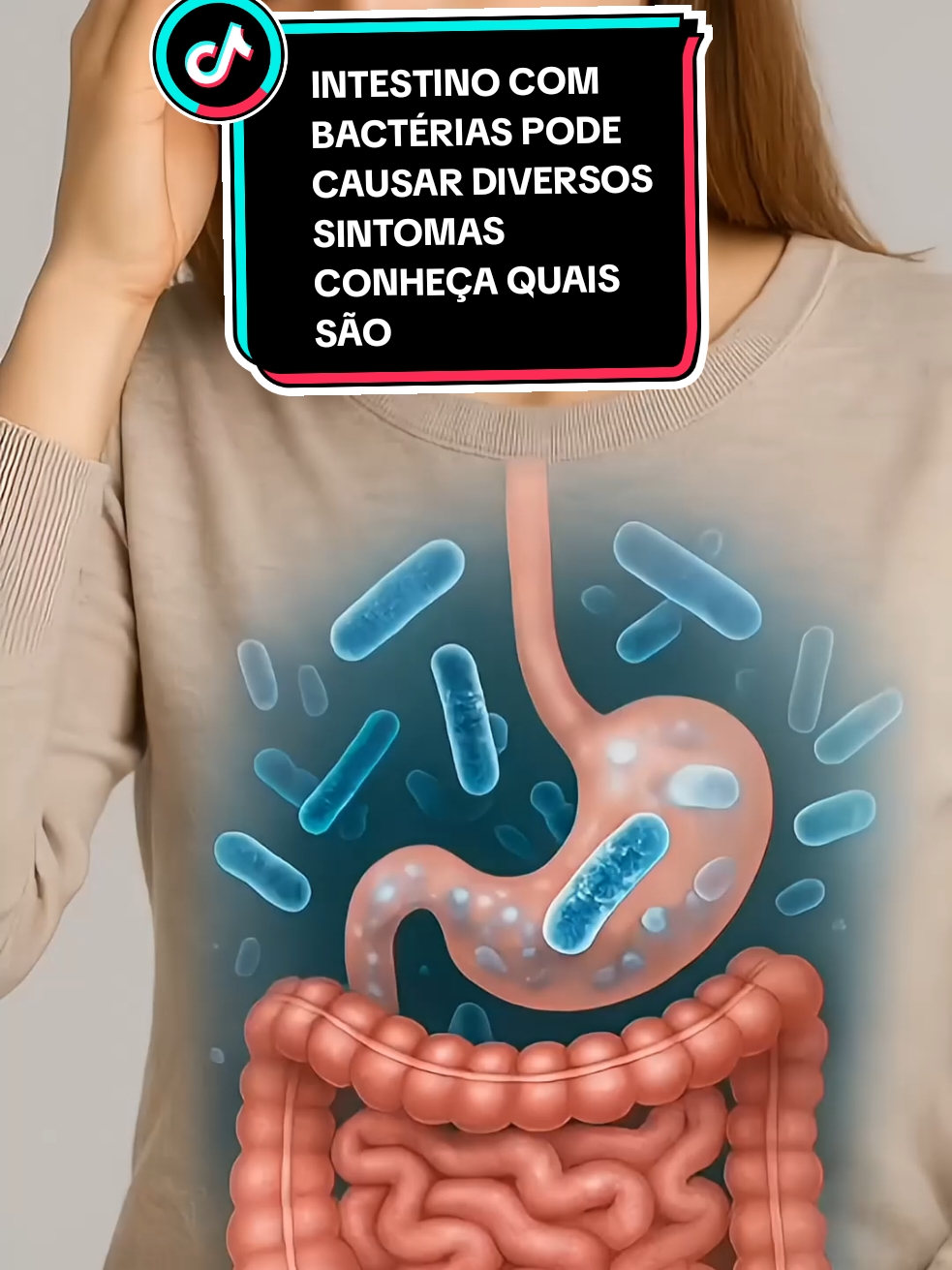 INTESTINO COM BACTÉRIAS PODE CAUSAR DIVERSOS SINTOMAS CONHEÇA QUAIS SÃO. #sintomas #intestino #bacteria 