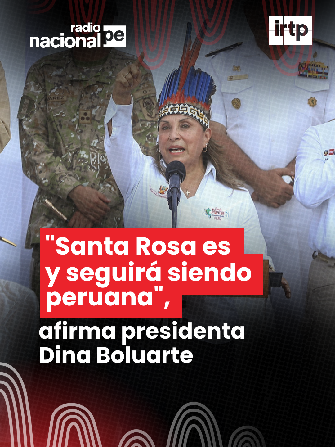🇵🇪 “El distrito de Santa Rosa de Loreto es y seguirá siendo peruano”. 🗣 La presidenta Dina Boluarte reafirmó que la soberanía del Perú no está en discusión y que el distrito de Santa Rosa de Loreto, en la frontera con Colombia y Brasil, seguirá siendo parte del territorio nacional, según lo establecido en los tratados vigentes. 👉 La mandataria lideró la ceremonia cívica patriótica en la zona, destacando el compromiso de todos los peruanos con la defensa de la soberanía. #Perú #SantaRosaDeLoreto #SoberaníaNacional #SantaRosaEsPerú #RadioNacional