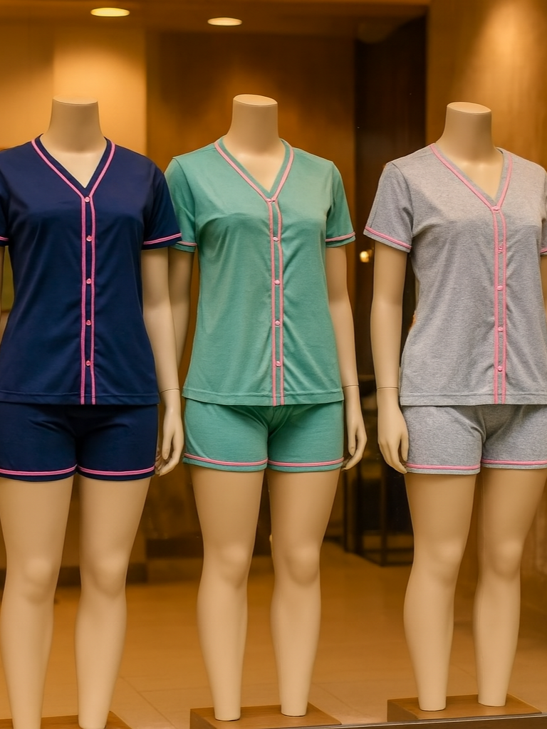 Kit com 3 Baby Doll em Malha Resistente #babydoll #pijama #pijamas