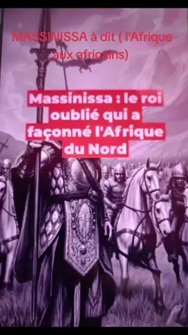 Il y a plus de deux mille ans, sur les terres fertiles de Numidie, naquit un prince qui allait changer à jamais le destin de l’Afrique du Nord… Son nom : Massinissa. Fils de Gaïa, roi des Massyles, Massinissa grandit dans un monde divisé entre deux grandes puissances : Carthage et Rome. Stratège hors pair et cavalier redoutable, il fut d’abord allié des Carthaginois, combattant aux côtés du célèbre général Hannibal. Mais l’Histoire est faite de choix… et Massinissa choisit Rome. Ce retournement décisif changea le cours de la Seconde Guerre punique. Avec ses troupes légères et rapides, il écrasa les ennemis à la bataille de Zama en 202 av. J.-C., aux côtés de Scipion l’Africain. Devenu roi, Massinissa unifia pour la première fois les tribus numides, de la Méditerranée au désert. Il fit de Cirta sa capitale, développa l’agriculture, la cavalerie et le commerce, transformant la Numidie en un royaume prospère et respecté. Il vécut plus de 90 ans, un âge incroyable pour l’époque, et jusqu’à son dernier souffle, il resta à cheval, menant ses hommes avec courage. Aujourd’hui, Massinissa reste l’un des plus grands symboles de l’unité et de la grandeur amazighe. Son héritage résonne encore dans la mémoire de toute l’Afrique du Nord. Massinissa… le roi qui fit de la Numidie une nation. #massinissa #histoire #amazigh #numidi #berber #africa 