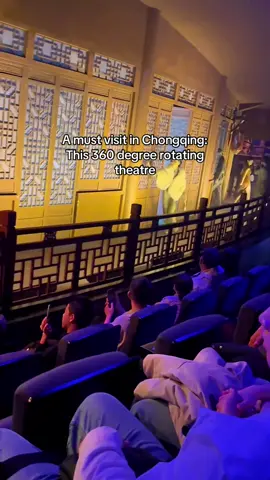 📍 Chongqing 1949 Grand Theatre 🎭 Not only does the stage rotate, but so does the AUDIENCE seating area! We highly recommend grabbing seats in the front section – you'll get the best view of the multi-tiered stage's lower levels. 👀 👉Remember to book your tickets in advance on Trip! #chongqing #chinatravel #chongqingtravel #musical #tripcom