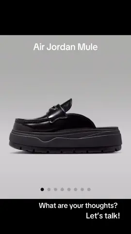 Air Jordan Mules🔥🔥 What are your thoughts? Meet me in the comments🗣️ #sneakers #womenshoes #mules #jordan 