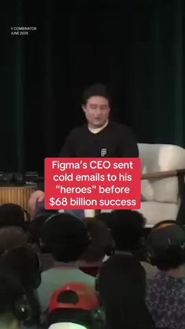 📩 Figma CEO sent cold emails to his heroes… before building a $68B company 💡 Never be afraid to hit send. 🚀 . . . #StartupTips #Figma #SuccessStory #Entrepreneur #FYP 