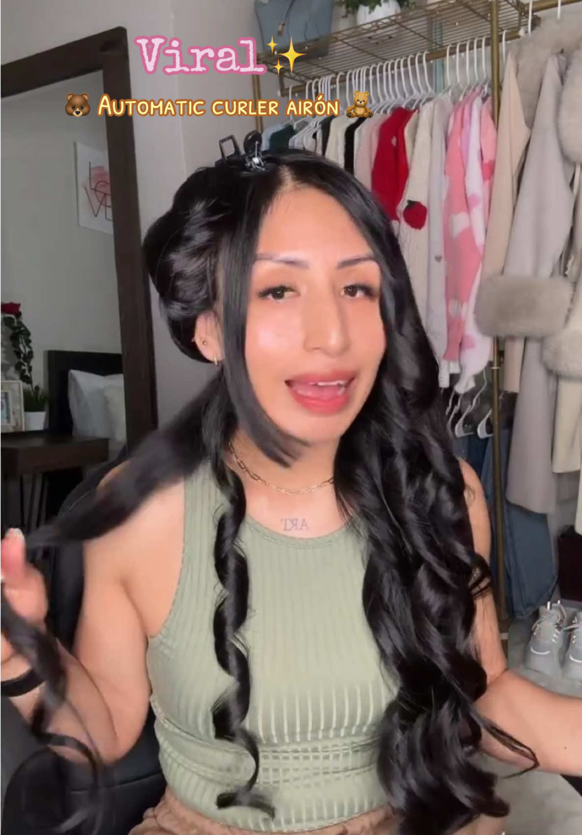 Automatic curler airón #automaticcurlingiron #automaticcurlingiron #longhair #curlers #viraltiktok 