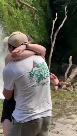Still not over our proposal video 😂 #fourwaterfallswalk #brecon #proposal #proposalfail 