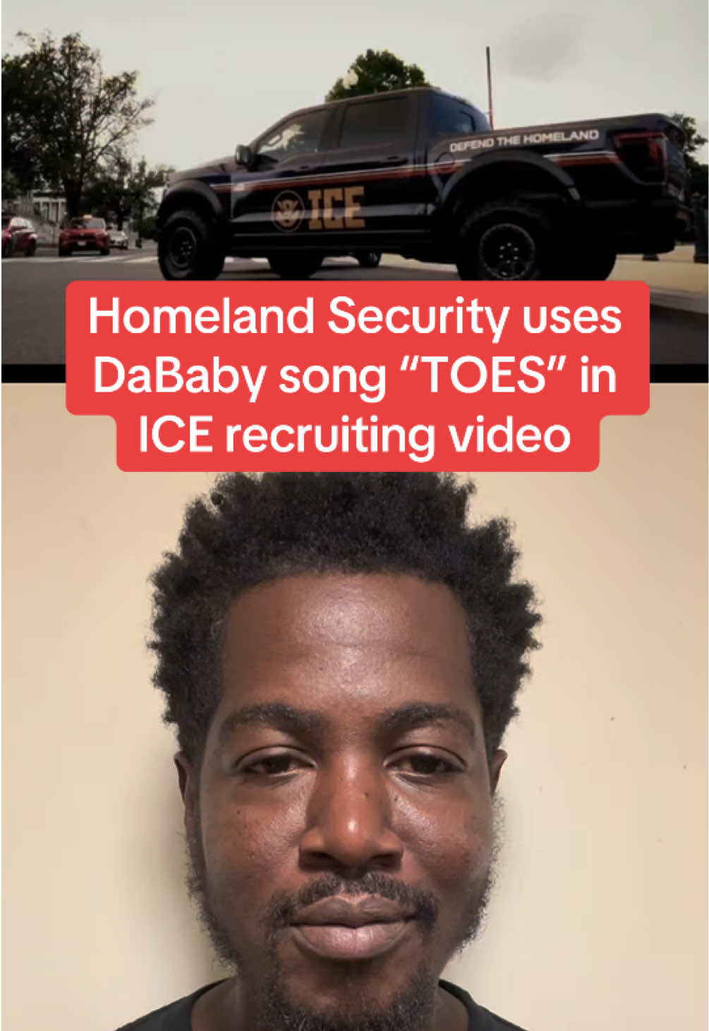 Homeland Security uses DaBaby song “TOES” in ICE recruiting video #homelandsecurity #dababy #icepolice 