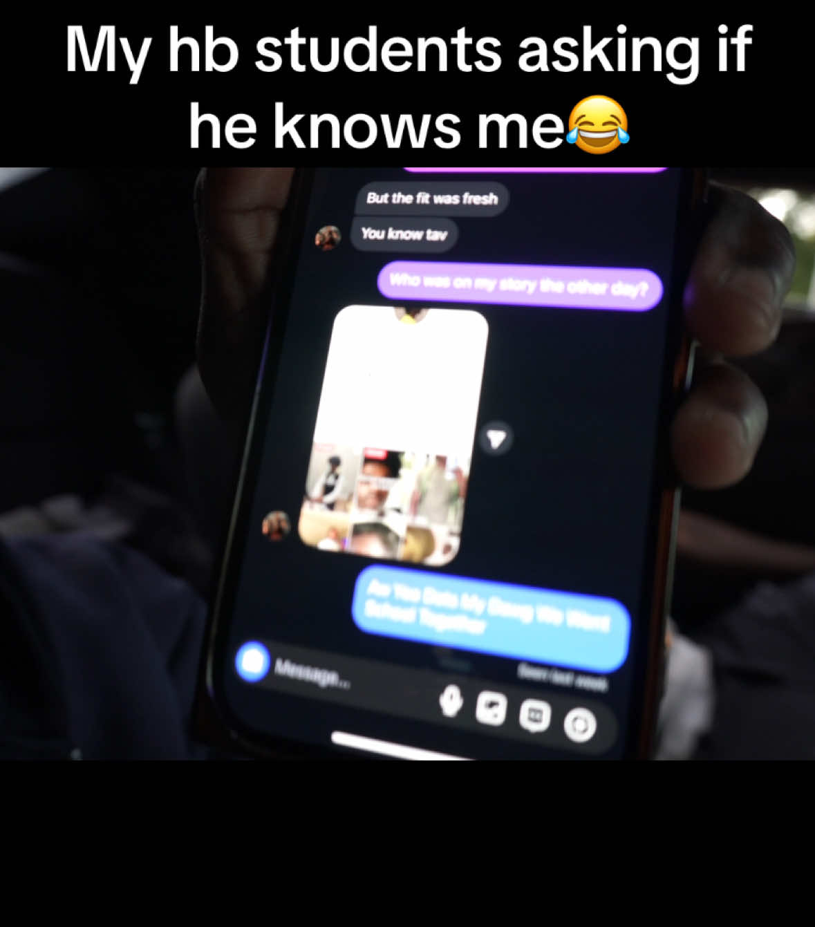 My sister be telling me the same thing lol