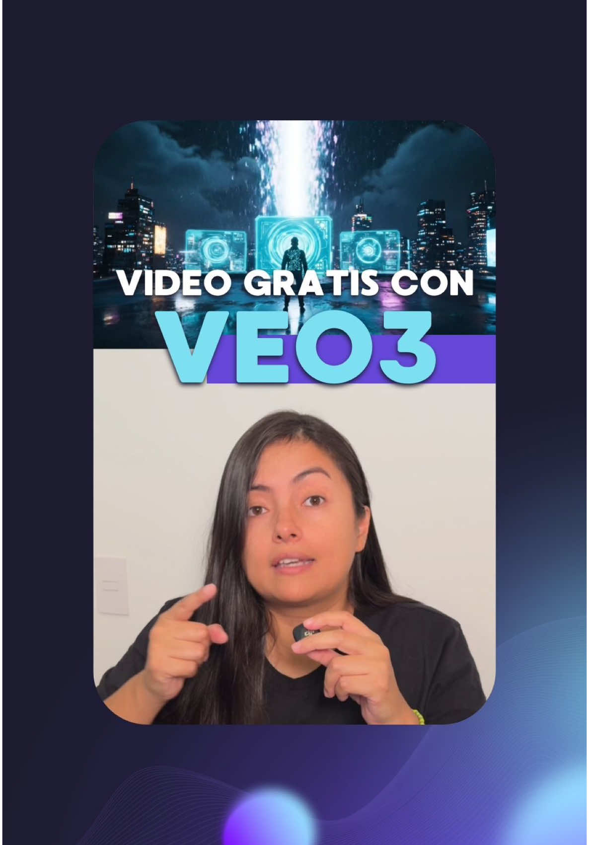 Crea videos GRATIS con VEO3 ! Con esta app puedes crear videos con la inteligencia artificial de Google y probar esta gran herramienta!  Comenta VEO  y te envío el link y unos prompts para que pruebes. #veo3 #videoia #aivideo #gemini #ia #inteligenciaartificial 