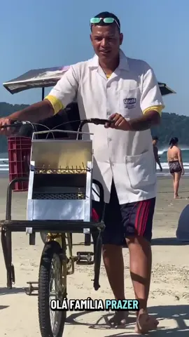 Amo minha profissão,amo oque eu faço ❤️#praiagrandesp #ambulante #praia #litoralsul #viral 