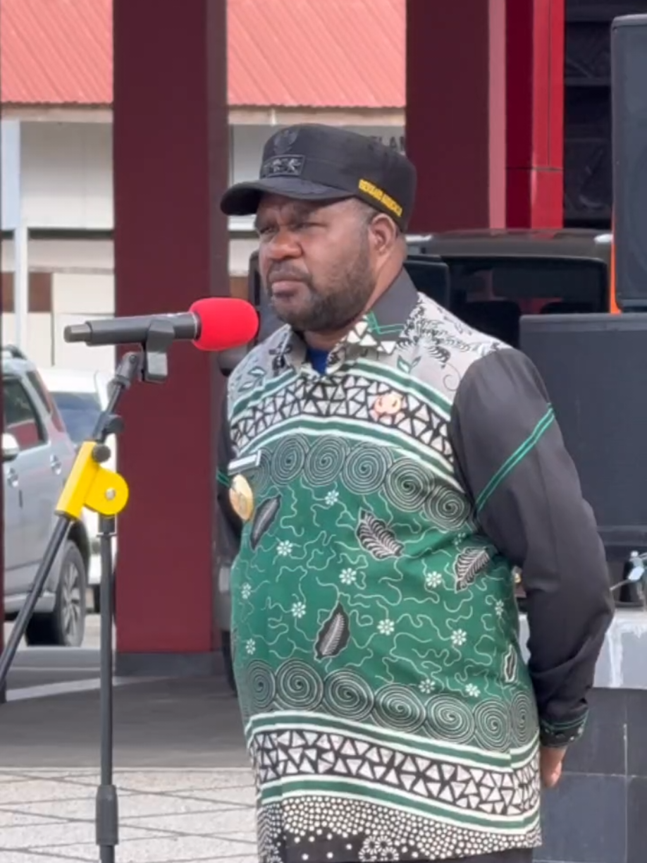 Arahan Bupati Manokwari Selatan, Bernard Mandacan, S.IP, terkait pelaksanaan Upacara Hari Kemerdekaan Republik Indonesia ke-80 tahun, tanggal 17 Agustus 2025 #mansel 