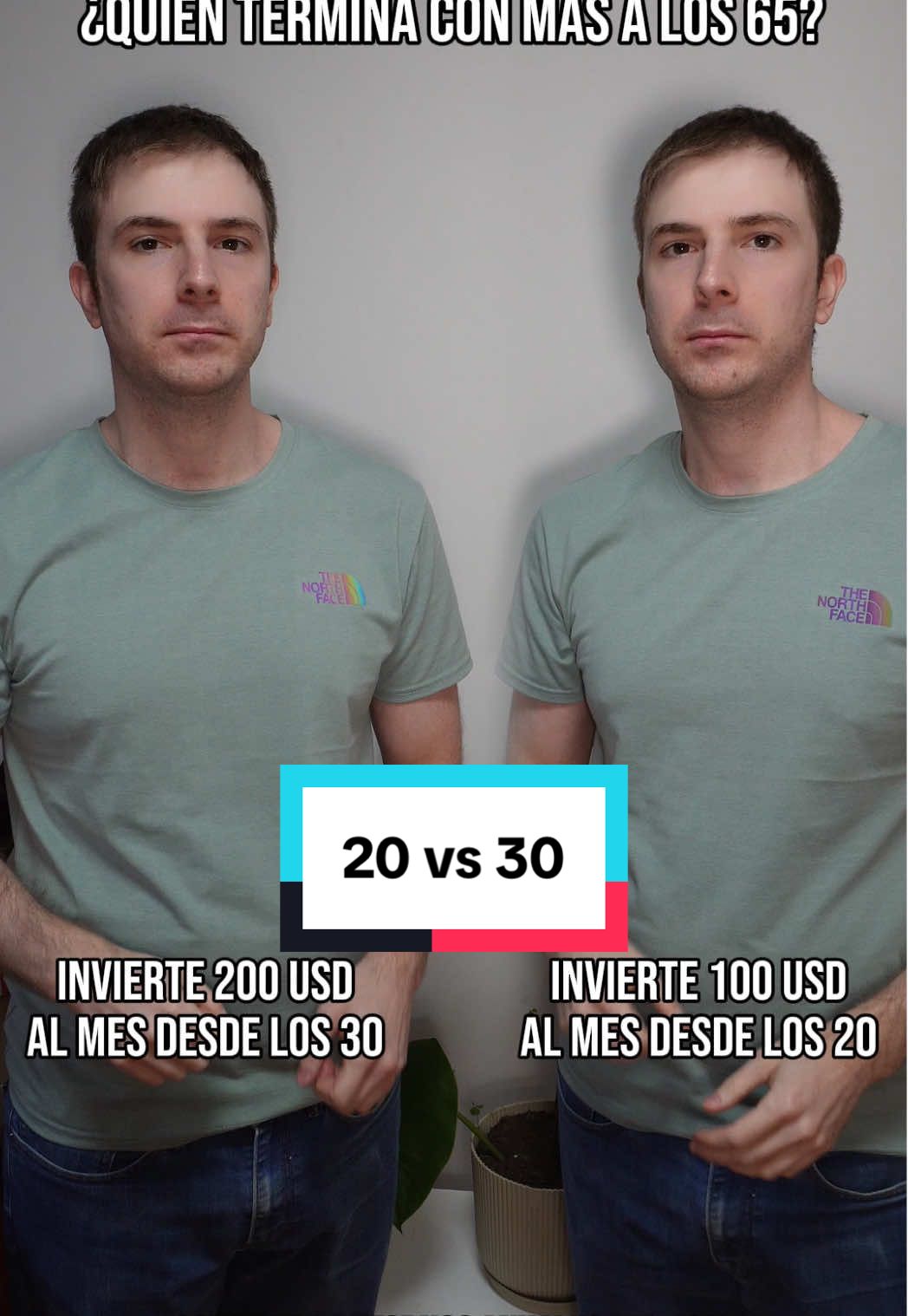 ¿Quién termina con más dinero a los 65? 💵 La magia no está solo en cuánto invertís, sino en cuándo empezás ⏳ Si tenés 20, el tiempo es tu aliado más poderoso 💪 Si tenés 30 o más, todavía estás a tiempo y podés lograr un gran resultado si sos constante ✅ Lo importante no es compararte, sino dar el primer paso hoy #Finanzas #Invertir #Inversiones #Ahorro #Ahorrar   