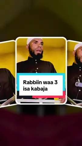 Namni yeroo Hunda du’a yaadatu rabbiin waa 3 isa kabaja #islamic_video #foryoupage #khuxbaa #kuxbatulminbar #fyp 