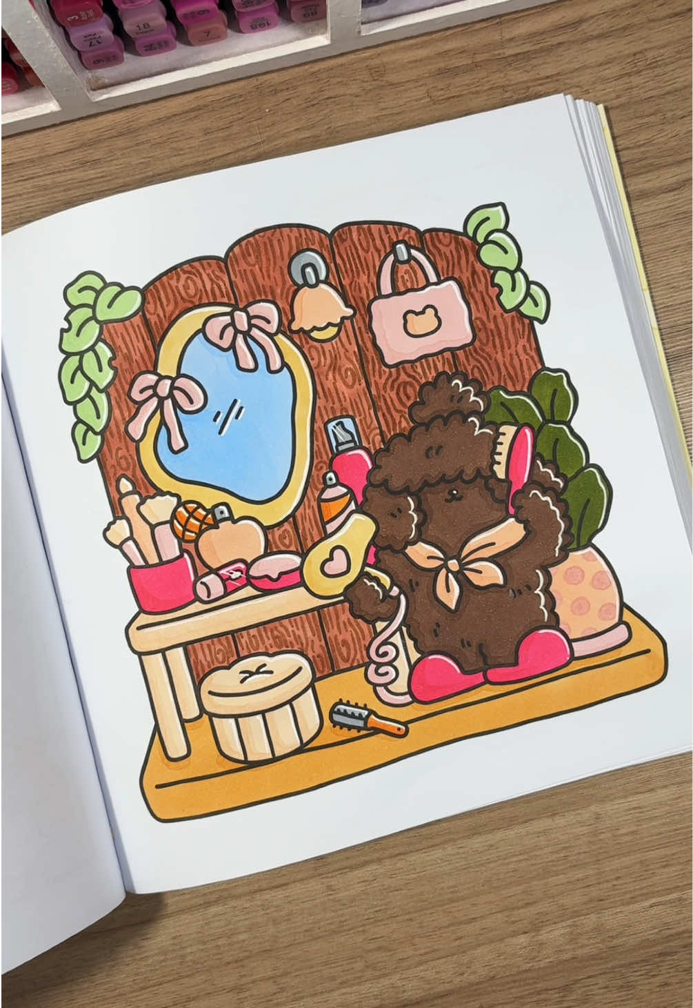 Eu amo essa paleta de cores🎨 Tava com saudades de pintar o Criaturas fofinhas🫶🏼 #gaharts #fyp #criaturasfofinhas #bobbiegoods #cozyfriends 