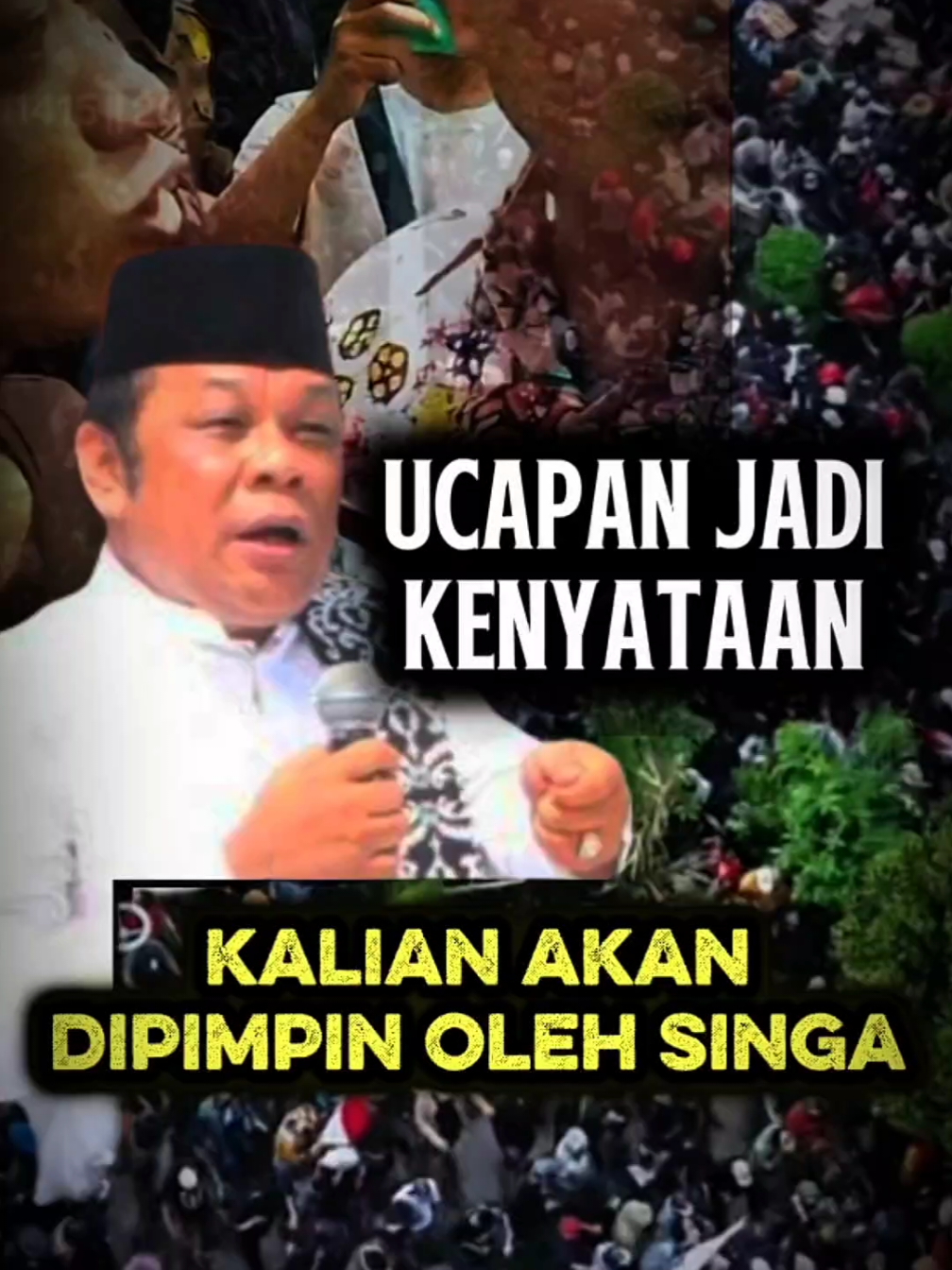 ramalan jadi nyata, kalian akan di pimpin oleh singa#fy #zainuddinmz #demopati #17agustus 