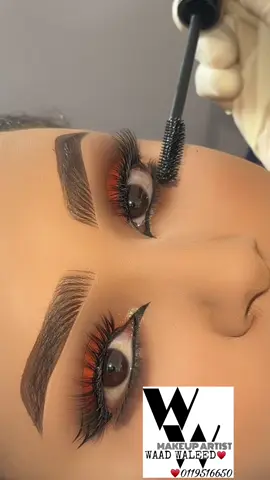 بُررررررتقالي 🧡🙂 #مكياج_عيون 🧡 #عروساتي_الجميلات😌❤ #الدويم ❤️