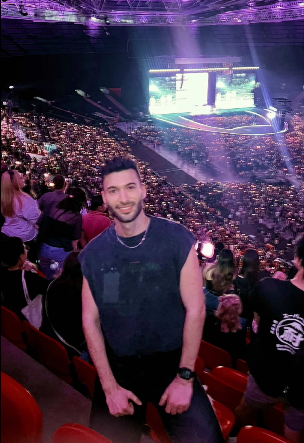 Blackpink concert at Wembley Stadium 🤩 @blackpinkofficial Jump #blackpink #wembleystadium #jump #jumpchallenge #concert 