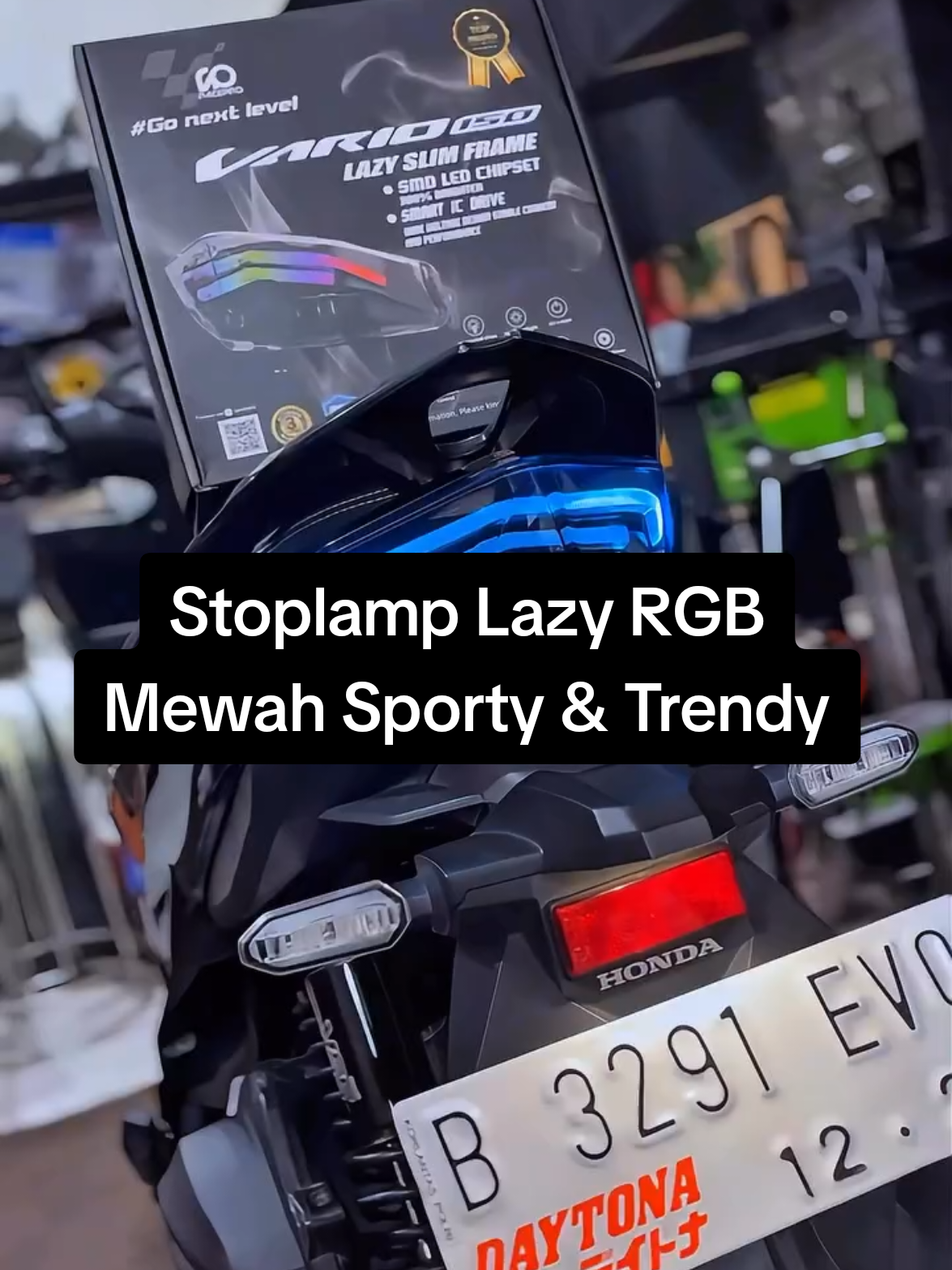Pesona Mewah Lampu Stoplamp Lazy RGB Slimframe Racepro Vario Led New #stoplamplazy #stoplamprgb #stoplampslimframe #stoplampracepro #variomodifikasi 