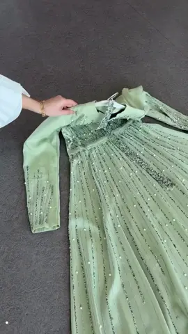 harga 1.350.000 premium gaun pesta dubai #082264636015 #orderviawhatsapp limited satu warna cakep Sage 